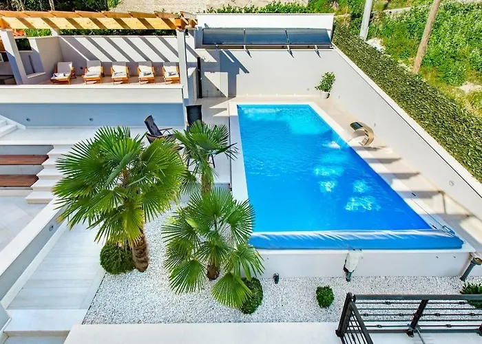 Villa Vidiroti- Luxury 400 M2 Villa Complex Lokva Rogoznica foto
